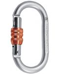 Карабинер Rock Empire - Steel Carabiner O/KL/S, сив - 1t