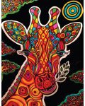 Картина за оцветяване ColorVelvet - Жираф, 47 х 35 cm - 1t