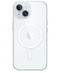 Калъф Apple - Clear MagSafe, iPhone 15, прозрачен - 1t