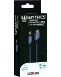 Кабел Konix - Mythics Premium Magnetic Cable 3 m, син (Xbox Series X/S) - 1t
