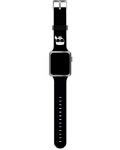 Каишка Karl Lagerfeld - Apple Watch, 42/44 mm, черна - 1t