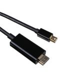 Кабел VCom - CG615L, mini Display Port/HDMI, 1.8m, черен - 1t