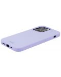 Калъф Holdit - Silicone, iPhone 15 Pro, светлолилав - 3t