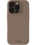 Калъф Holdit - Silicone, iPhone 16 Pro, Mocha Brown - 1t