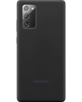 Калъф Samsung - Silicone, Galaxy Note 20, черен - 1t