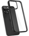 Калъф Spigen - Ultra Hybrid, iPhone 15 Pro, Matte Black - 5t