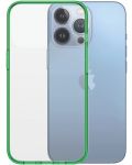 Калъф PanzerGlass - ClearCase, iPhone 13 Pro, прозрачен/зелен - 1t
