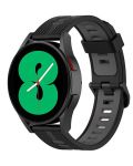 Каишка Techsuit - W002, Galaxy Watch/Huawei Watch, 20 mm, черна - 3t