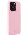 Калъф Holdit - Silicone, iPhone 15 Pro, розов - 2t
