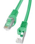 Кабел Lanberg - CAT.6 FTP, RJ-45/RJ-45, 1m, зелен - 1t