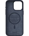 Калъф Njord - Salmon Leather MagSafe, iPhone 15 Pro Max, черен - 5t