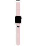 Каишка Karl Lagerfeld - Choupette, Apple Watch, 42/44 mm, розова - 1t