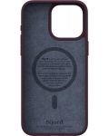 Калъф Njord - Salmon Leather MagSafe, iPhone 15 Pro Max, кафяв - 5t