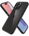 Калъф Spigen - Ultra Hybrid, iPhone 15 Pro Max, Matte Black - 4t
