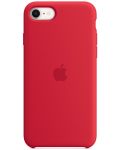 Калъф Apple - Silicone MagSafe, iPhone SE, червен - 1t