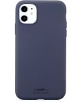 Калъф Holdit - Silicone, iPhone 11, Navy Blue - 1t