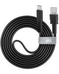 Кабел Rivacase - PS6002BK12, USB-C/USB-А, 1.2 m, черен - 1t