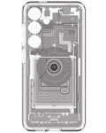 Калъф Spigen - Ultra Hybrid, Galaxy S24, Zero One White - 2t