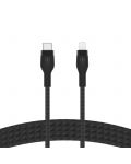 Кабел Belkin - Boost Charge, USB-C/Lightning, Braided silicone, 1 m, черен - 4t