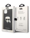 Калъф Karl Lagerfeld - Saffiano Karl Head, iPhone 14 Plus, черен - 8t