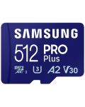Карта памет Samsung - PRO Plus, 512GB, microSDXC + адаптер - 4t