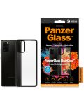 Калъф PanzerGlass - ClearCase, Galaxy S20 Plus, прозрачен/черен - 3t
