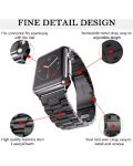 Каишка Techsuit - W036 Steel, Apple Watch, 42/44/45/49 mm, черна - 7t