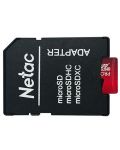 Карта памет Netac - 16 GB PRO A1, microSDHC, Class10 + адаптер - 3t