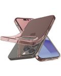 Калъф Spigen - Crystal Flex, iPhone 14 Pro, Rose crystal - 3t