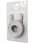 Кабел Fresh N Rebel - USB-A/Lightning, 3 m, светлосив - 2t