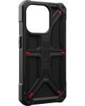 Калъф UAG - Monarch Kevlar, iPhone 15 Pro, черен - 3t