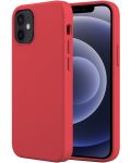 Калъф Next One - Silicon, iPhone 12 mini, червен - 2t