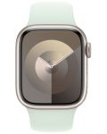 Каишка Apple - Sport Band, Apple Watch, 41 mm, M/L, Soft Mint - 3t