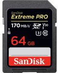 Карта памет SanDisk - Extreme PRO, 64GB, SDXC, UHS-I Class10 - 1t