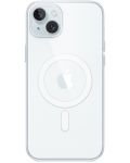 Калъф Apple - Clear MagSafe, iPhone 15 Plus, прозрачен - 1t
