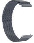Каишка Techsuit - W009, Galaxy Watch/Huawei Watch, 20 mm, сива - 2t