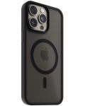 Калъф Next One - Black Mist Shield MagSafe, iPhone 15 Pro, черен - 3t