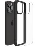 Калъф Spigen - Crystal Hybrid Matte, iPhone 15 Pro Max, черен - 2t