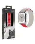 Каишка Next One - Adventure Loop, Apple Watch, 41 mm, бяла/червена - 3t