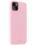 Калъф Holdit - Silicone, iPhone 15 Plus, розов - 2t