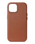 Калъф Decoded - Leather, iPhone 15 Plus, кафяв - 1t