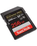 Карта памет SanDisk - Extreme PRO, 256GB, SDXC, Class10 - 2t