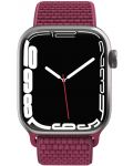 Каишка Next One - Sport Loop Nylon, Apple Watch, 42/44 mm, червена - 3t