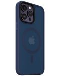 Калъф Next One - Midnight Mist Shield MagSafe, iPhone 14 Pro Max, син - 3t