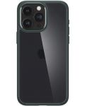 Калъф Spigen - Ultra Hybrid, iPhone 15 Pro Max, Frost Green - 1t