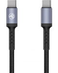 Кабел Tellur - TLL155421, USB-C/USB-C, 2 m, черен - 1t