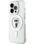 Калъф Karl Lagerfeld - IML Ikonik, iPhone 15 Pro, прозрачен - 3t