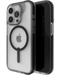 Калъф Zagg -  Santa Cruz Snap, iPhone 15 Pro Max, прозрачен/черен - 1t