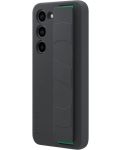Калъф Samsung - Silicone Strap, Galaxy S23, черен - 3t
