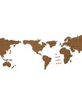 Карта на света Шантаво - Коркова, за залепяне - 2t
